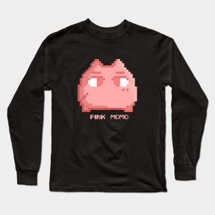 Pixel Pink Momo Long Sleeve T-Shirt